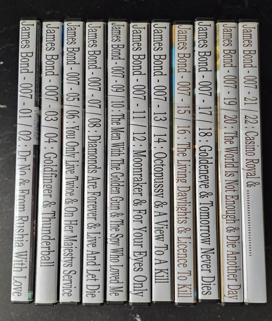 James Bond dvd 1e tm 21e., Cd's en Dvd's, Dvd's | Actie, Alle leeftijden, Ophalen of Verzenden, Zo goed als nieuw