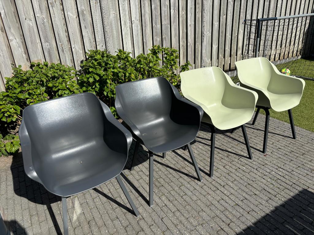4 tuinstoelen Hartman Sophie, Ophalen, Gebruikt, Kunststof