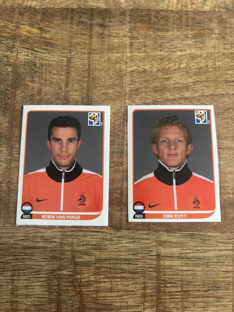 Panini WK 2010 Nederland Stickers, Verzamelen, Ophalen of Verzenden, Zo goed als nieuw, Buitenlandse clubs, Poster, Plaatje of Sticker