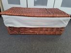 Grote rieten mand, Ophalen, Mand, Zo goed als nieuw, Riet