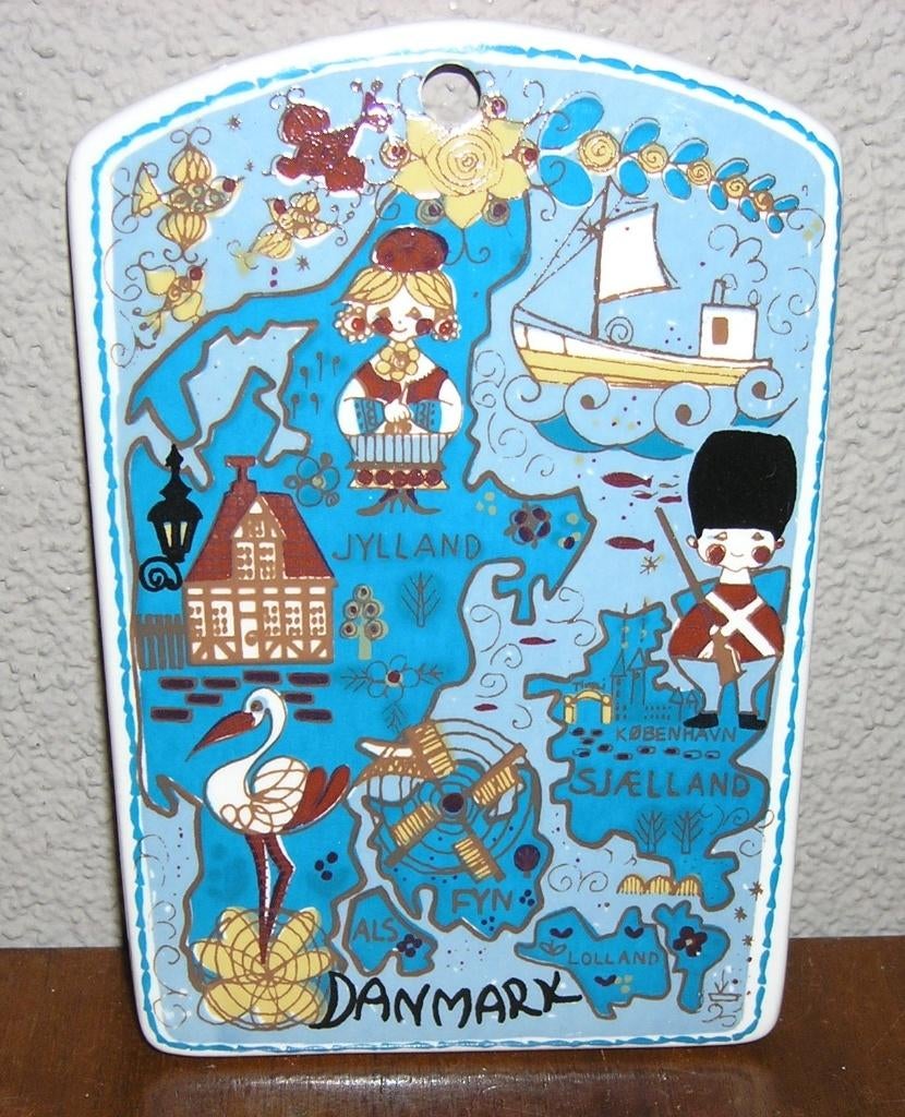 2 Noorse tegels Inger Waage Stavanger Flint + 1x Erik Nossum, Gebruikt, 12 cm, Steen/keramiek, Ophalen of Verzenden
