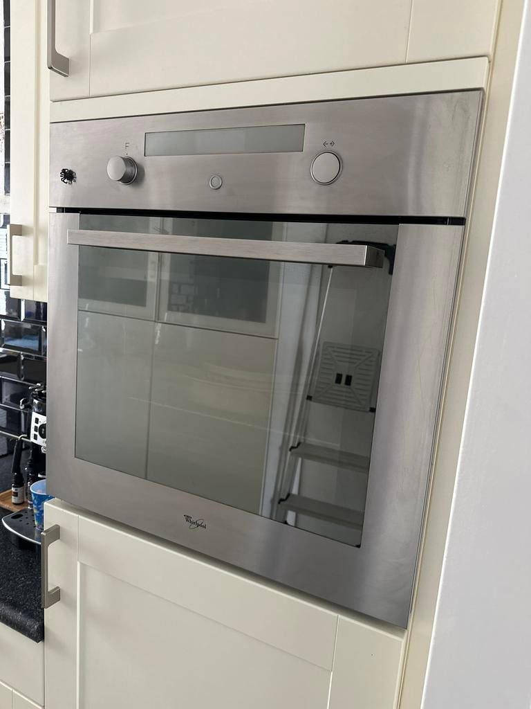 Whirlpool Inbouw Oven - RVS, 45 tot 60 cm, Oven, Ophalen of Verzenden, Zo goed als nieuw