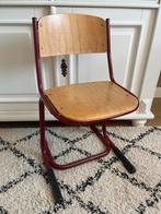 Vintage Retro Schoolstoel, Ophalen, Gebruikt, Overige kleuren, Eén