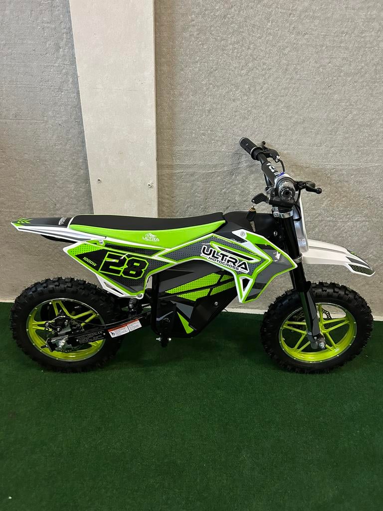 Nieuwe Ultra 1000 watt electrische groene kinder crosser, Kinderen en Baby's, Speelgoed | Buiten | Accuvoertuigen, Ophalen, Nieuw