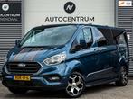Ford Transit Custom 300 2.0 TDCI L2H1 Limited Dubbel Cabine, Stof, 4 cilinders, Blauw, Bedrijf