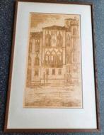 Antieke pentekening van Etienne Bosch, Ophalen of Verzenden