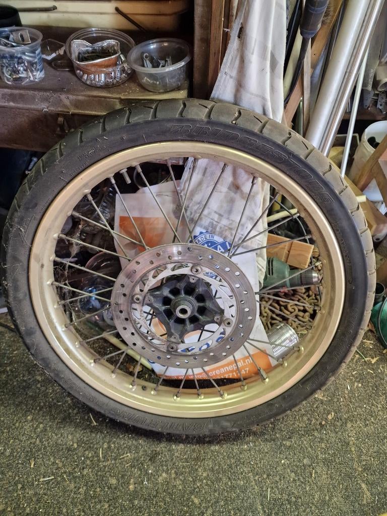 Honda Dominator voorvelg 1.85 x 21 D.I.D Japan, Ophalen