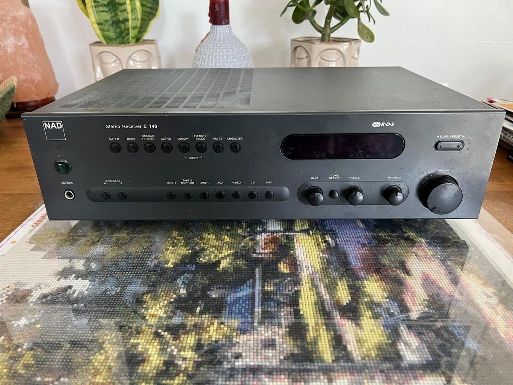NAD C 740 stereo receiver, Ophalen of Verzenden, Niet werkend, Stereo, Overige merken