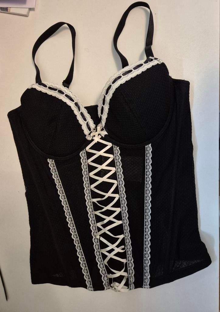 Nieuw! Zwart korset van H&M maat 42, H&M, Ophalen of Verzenden, Zwart, Body of Korset