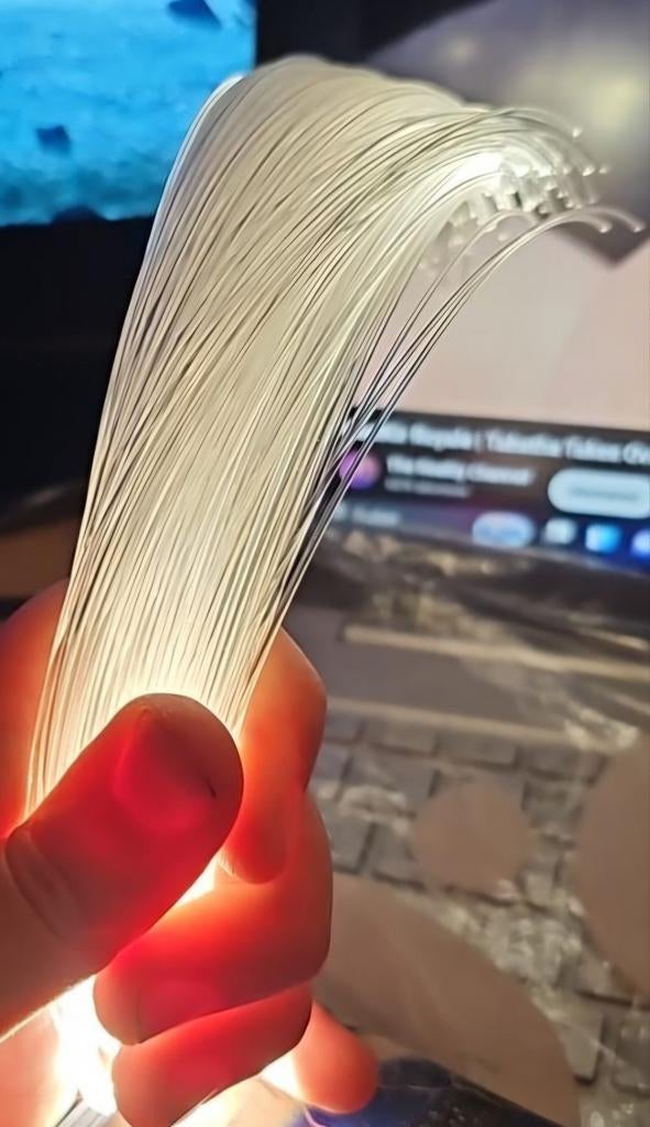 Glasvezel kabel 200m, 1mm dikte - Plastic Optical Fiber, Ophalen of Verzenden, Nieuw, Glasvezel