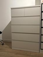 Malm kast Ikea 6 lade, Ophalen, 5 laden of meer, 50 tot 100 cm, Zo goed als nieuw
