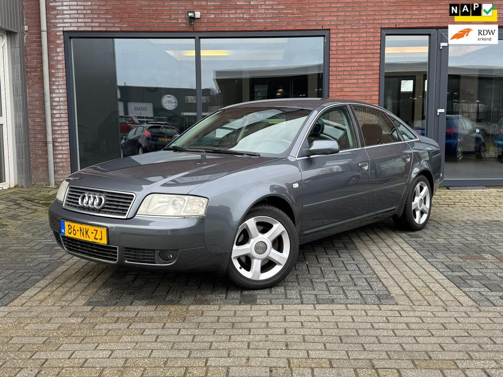 Audi A6 Limousine 2.4 Pro Line | V6 | Leer | Stoelverwarming, Auto's, Audi, Voorwielaandrijving, Traction-control, Gebruikt, Zwart