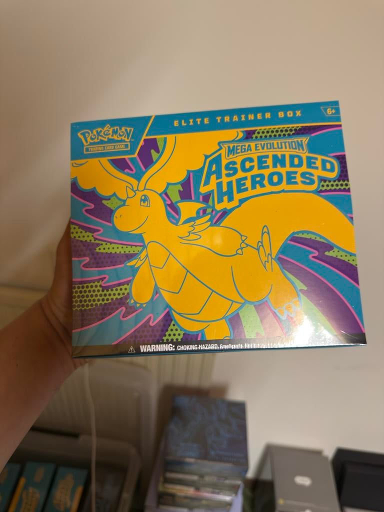 Pokémon Elite Trainer Box Mega Evolution Ascended Heroes, Ophalen of Verzenden, Nieuw, Overige typen