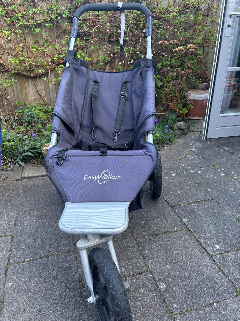 Easywalker wandelwagen, Gebruikt, Verstelbare duwstang, Ophalen, Kinderwagen