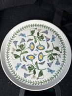 Portmeirion onderbord met botanische print en vlinders, Ophalen of Verzenden, Zo goed als nieuw, Bord(en), Overige stijlen