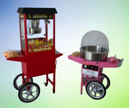 Suikerspin en Popcorn huren voor feest of evenement, Hobby en Vrije tijd, Feestartikelen | Verhuur, Nieuw, Overige, Ophalen