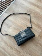 Intermission schoudertasje zwart leer, Ophalen of Verzenden, Zo goed als nieuw