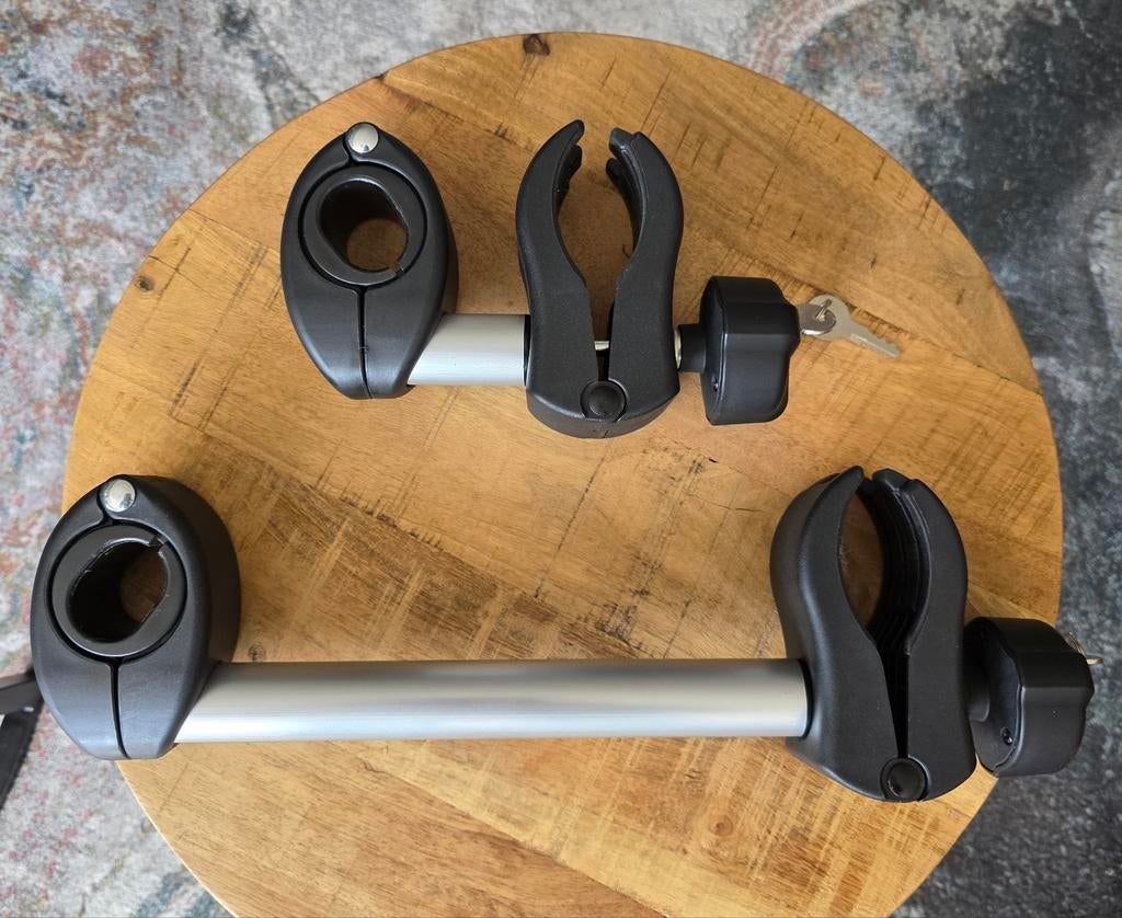 Framehouders, ANWB, lang+kort, z.g.a.n., Ophalen of Verzenden, Zo goed als nieuw, 2 fietsen, Trekhaakdrager