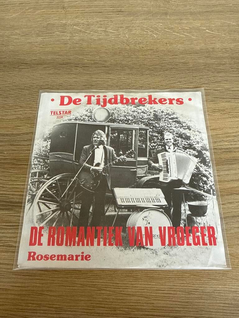 De Tijdbrekers - De Romantiek Van Vroeger & Rosemarie Single, Gebruikt, Originele persing, 7 inch, Single