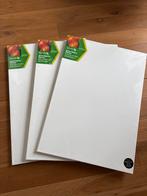 3x Reeves Schildersdoek 50x70cm - Nieuw in verpakking, Hobby en Vrije tijd, Schilderen, Ophalen, Nieuw, Doek