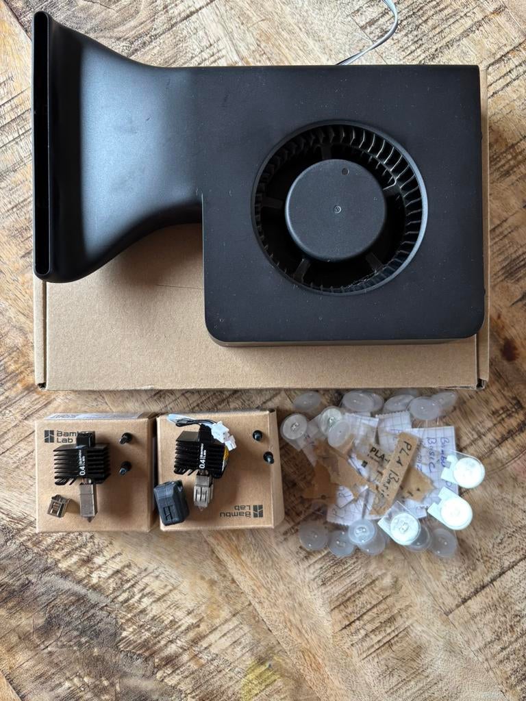 Bambu Lab hottend, aux fan en RFID tags, Minder dan 30 cm, Cv-ketel of Combi-ketel, Minder dan 60 cm, Ophalen of Verzenden