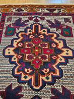 Handgeknoopt oosters tapijt beloutch 132x84, Info@SlatsAntiek.nl, Crème, 100 tot 150 cm, Perzisch