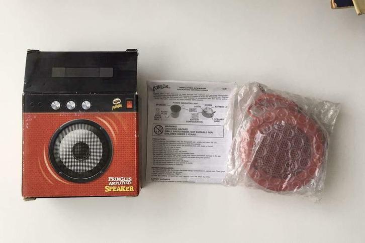 Pringles draagbare SPEAKER /Kinder Luidspreker/Muziek (nw), Audio, Tv en Foto, Luidsprekers, Nieuw, Overige typen, Minder dan 60 watt