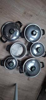 AMC pannenset, Ophalen, Zo goed als nieuw, Rvs, Pannenset