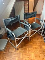 Isabella regisseurstoel 2 stuks, Caravans en Kamperen, Ophalen, Zo goed als nieuw, Campingstoel