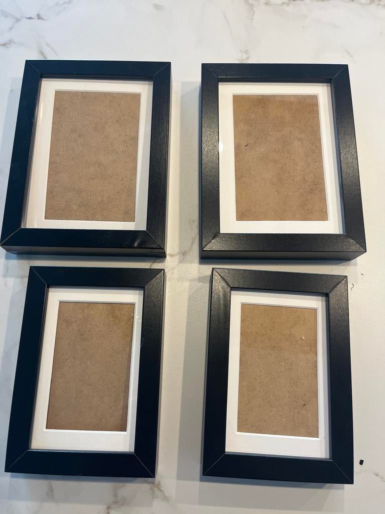 4 fotolijstjes, Ophalen, Gebruikt