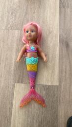 Babyborn little sister zeemeermin, Ophalen of Verzenden, Zo goed als nieuw, Babypop