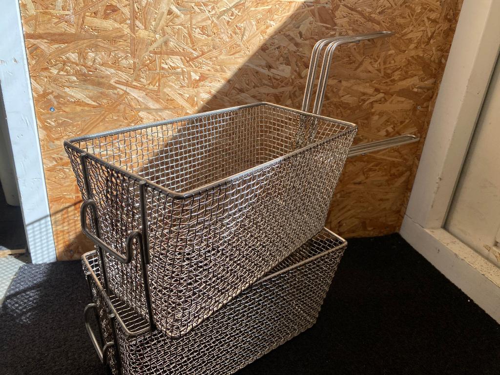 2x Hegro frituurmand Horeca bakwand / friteuse / frituur, Ophalen of Verzenden, Nieuw