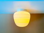 Forse maar stijlvolle plafondlamp uit jaren 60 van Philips, Ophalen of Verzenden, Gebruikt, Glas, Jaren zestig