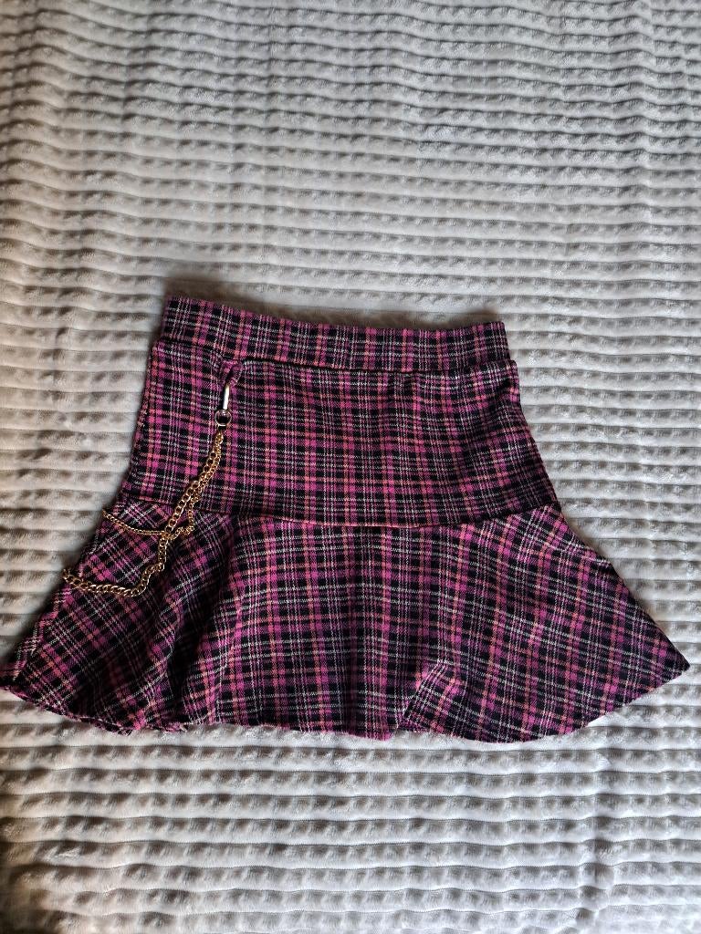 geruite "schotse" rok (D-Zine) 152/158, Meisje, D-Zine, Ophalen of Verzenden, Zo goed als nieuw