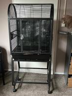 Parkieten/ papegaaienkooi, Ophalen, Zo goed als nieuw, Metaal, Vogelkooi