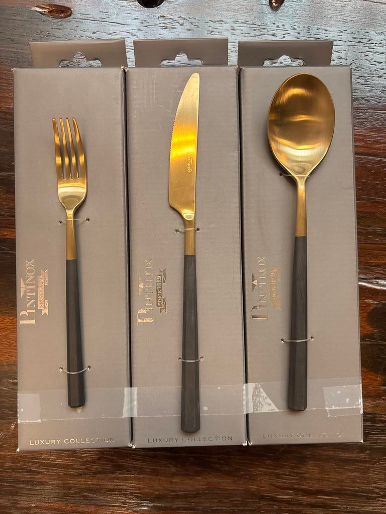 Pintinox bestekset, 6-delig, Ophalen, Nieuw, Rvs of Chroom, Bestekset