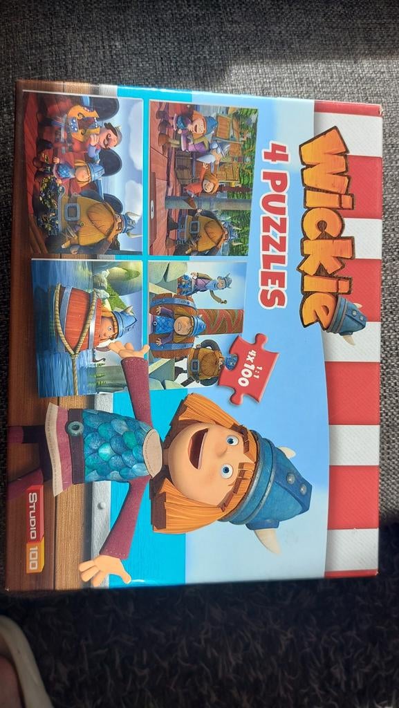 Puzzel 4 x 100, Kinderen en Baby's, Ophalen, Meer dan 50 stukjes, Zo goed als nieuw