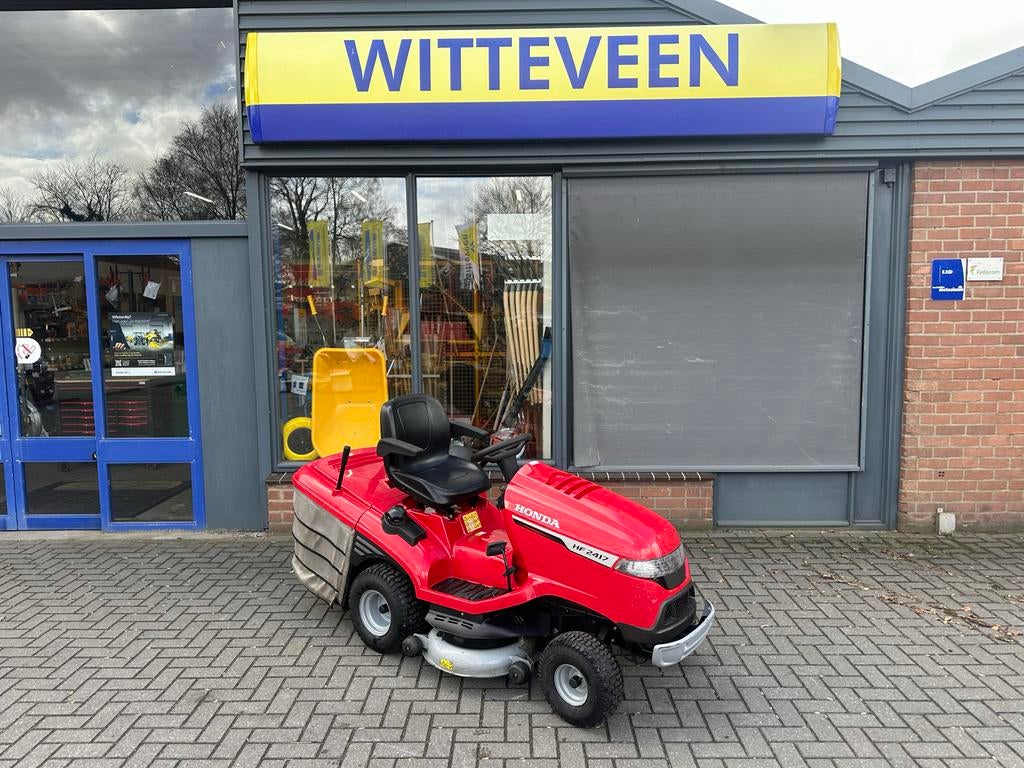 Honda HF2417 Zitmaaier, Tuin en Terras, Zitmaaiers, Ophalen, Gebruikt, Elektrische starter, 90 tot 120 cm