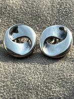 Vintage zilveren (925) oorclips van Franz Scheurle gesigneer, Ophalen of Verzenden, Gebruikt, Zilver, Knopjes of Stekers