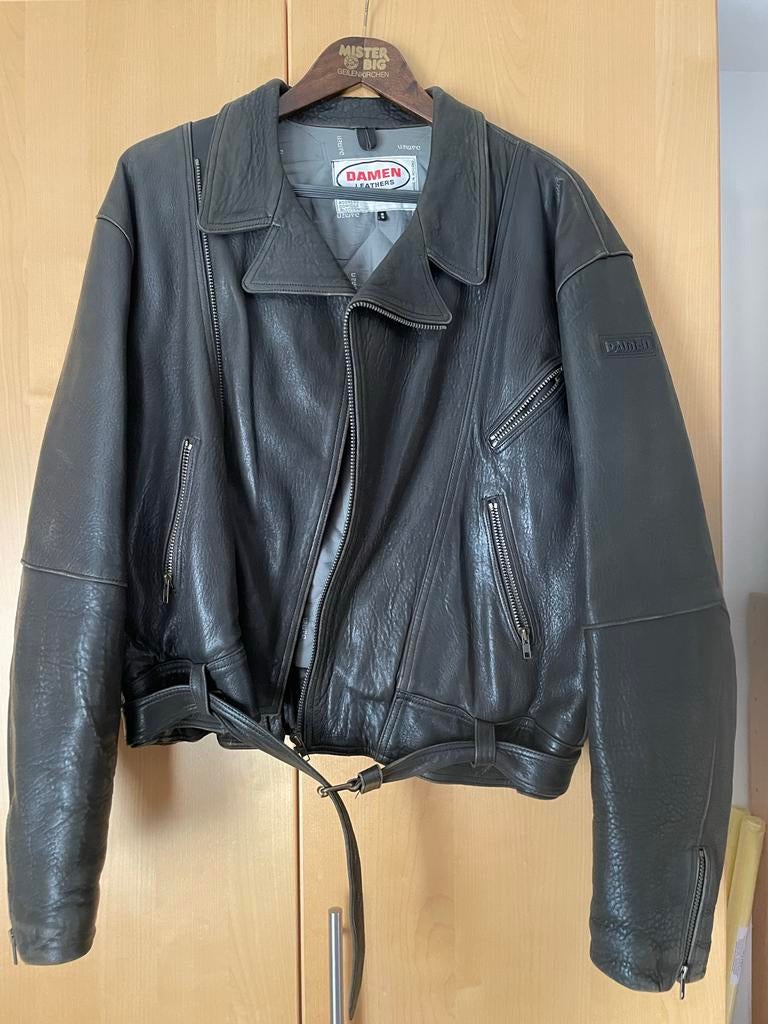 Damen Leathers Leren Motorjas - Maat 60, Motoren, Kleding | Motorkleding, Ophalen, Tweedehands, Heren, Jas | leer