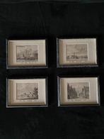 Etsen/Gravures Zeeuwse dorpen Schouwen Duiveland 1745, Antiek en Kunst, Ophalen