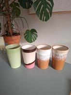 HK Living theemokken set van 4, Ophalen, Keramiek, Zo goed als nieuw, Overige stijlen