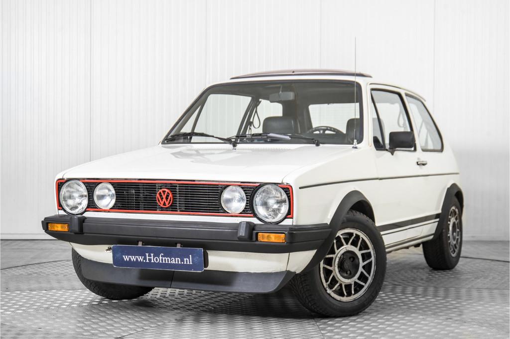 Volkswagen Golf 1 1.8 GTi (bj 1983), Auto's, Voorwielaandrijving, Gebruikt, 4 cilinders, Wit