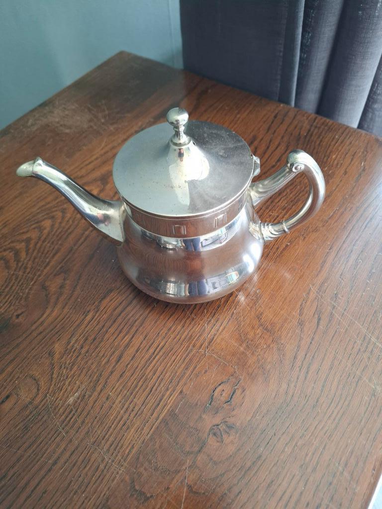 Tinnen theepot van Daalderop Tiel, Antiek en Kunst, Ophalen