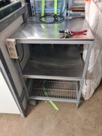 Rvs tafel 59x59x80, Ophalen, Gebruikt, 75 cm of meer, 60 cm of meer