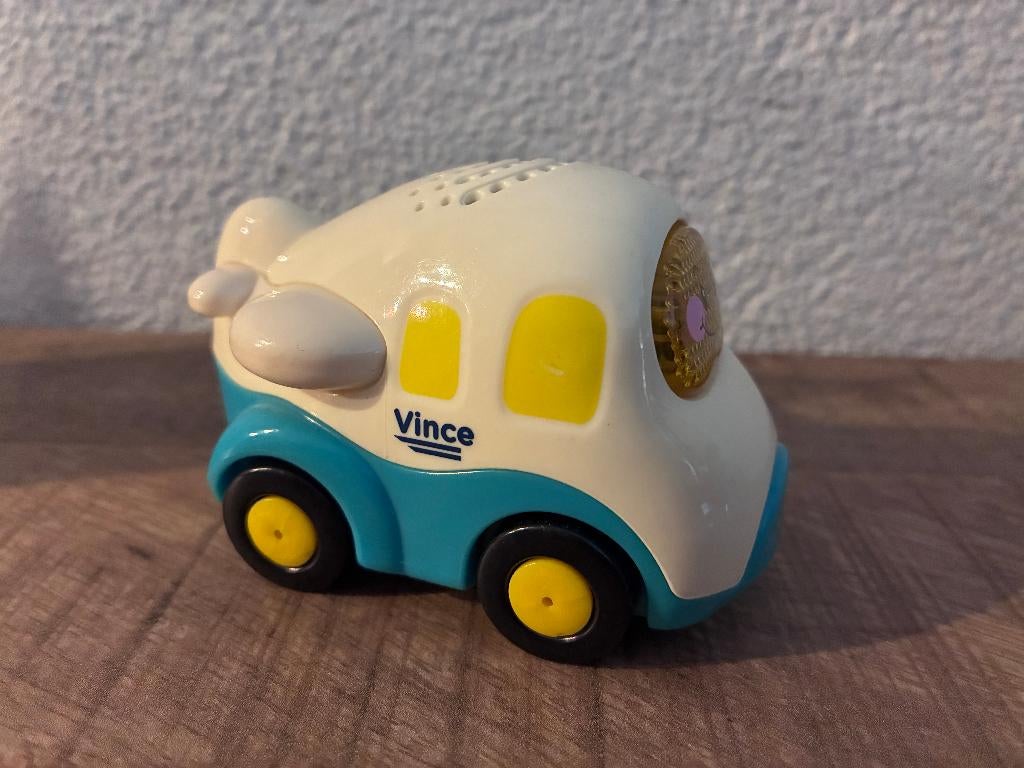 Vtech Toet Toet auto's Vince Vliegtuig wit in goede staat., Ophalen of Verzenden, Gebruikt, 6 maanden tot 2 jaar