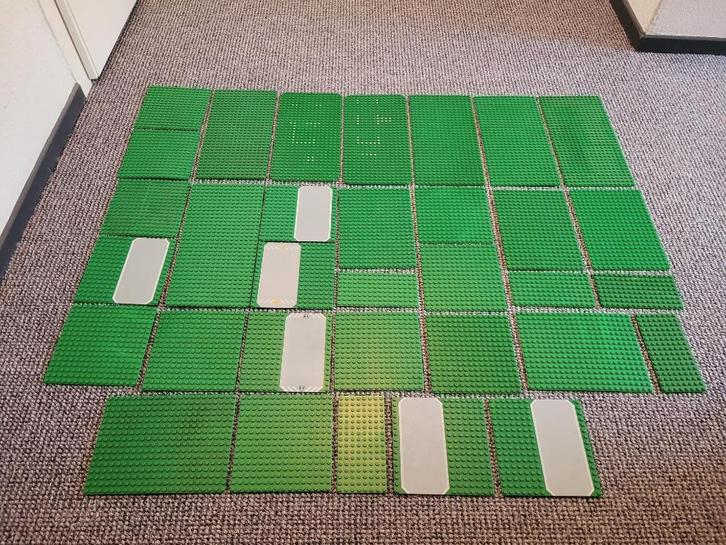 Partij P67=Lego grondplaten, Kinderen en Baby's, Speelgoed | Duplo en Lego, Gebruikt, Lego, Losse stenen, Ophalen of Verzenden