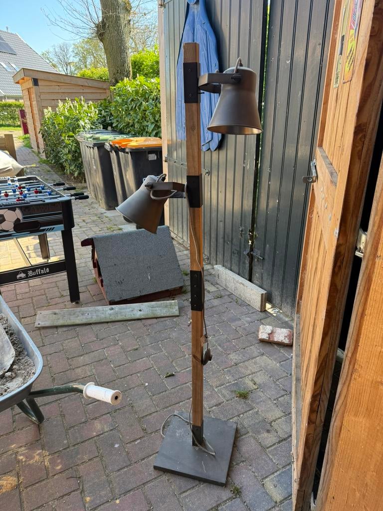 Stoere staande lamp, Antiek en Kunst, Ophalen of Verzenden