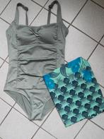 NIEUW!! Olijfgroen badpak met pareo maat 38, Ophalen of Verzenden, Nieuw, Groen, Badpak