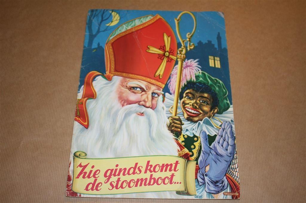 Sinterklaas prentenboek - Zie ginds komt... Circa 1970, Ophalen of Verzenden, Gelezen